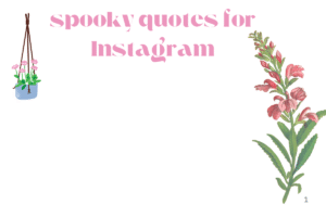 spooky quotes for Instagram